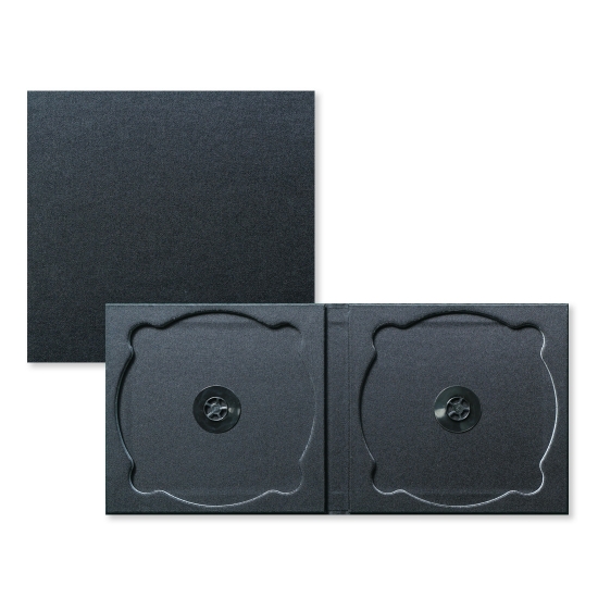 CDケース,discami,サテン,黒,2枚収納