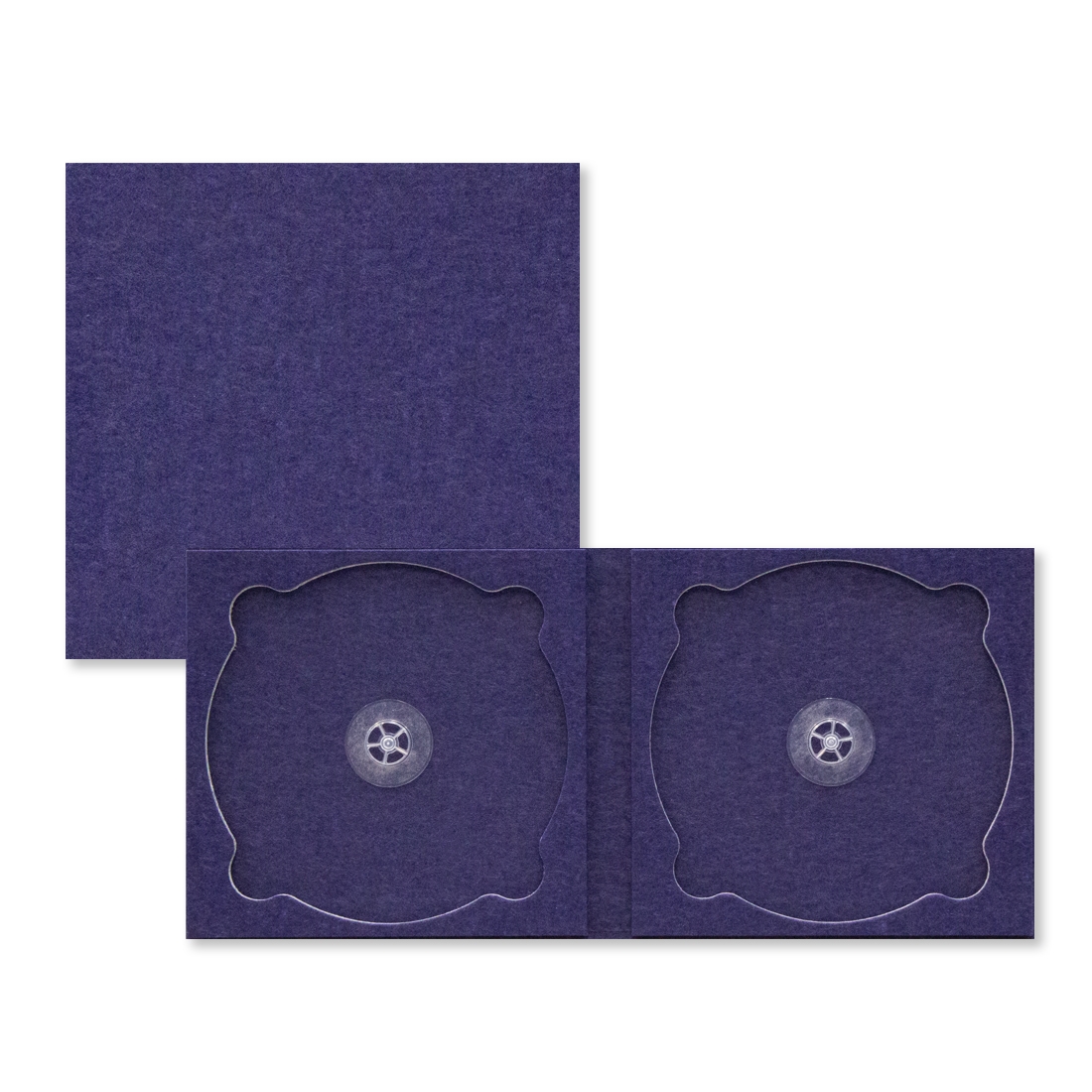 CDケース,discami,美濃和紙,紫,2枚収納