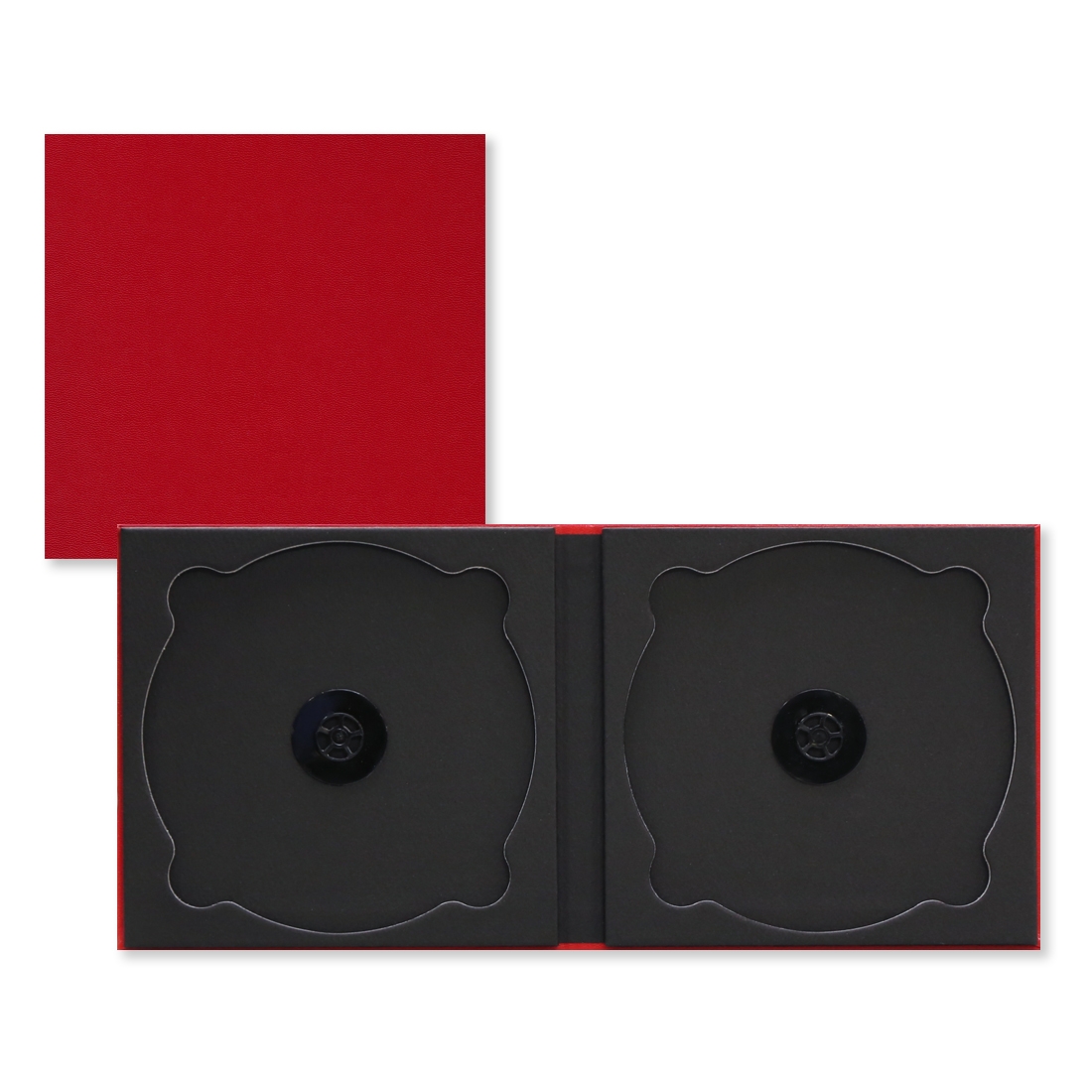 CDケース,discami,赤,2枚収納